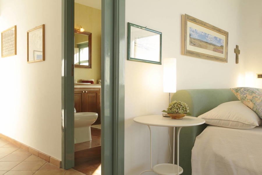 The master bedroom in Villa Sunrise, Capo d'Orlando, Notnern Sicily