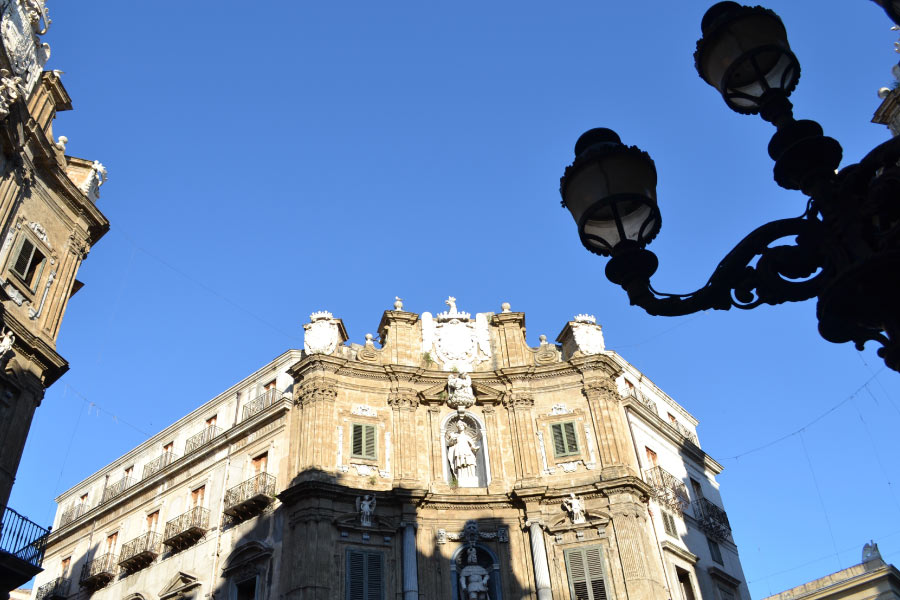 View quattro canti of Palermo