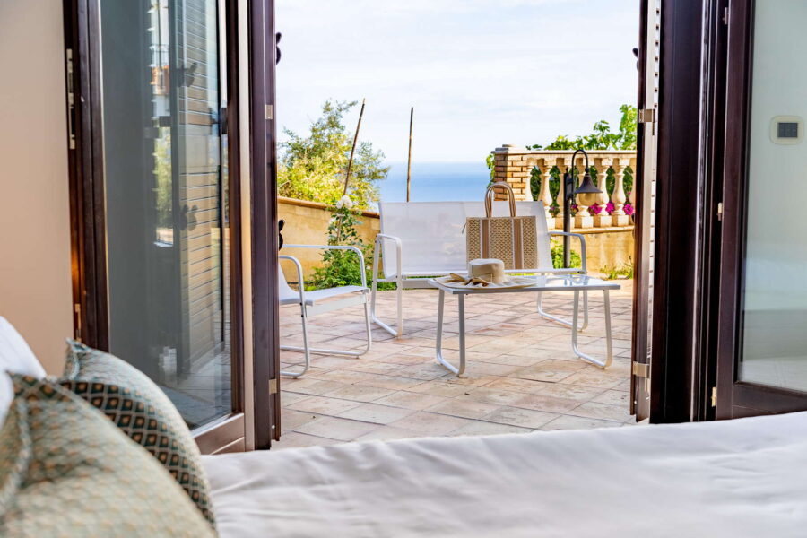 VillaLetojanni-TaorminaArea-BedroomView-ScentOfSicily