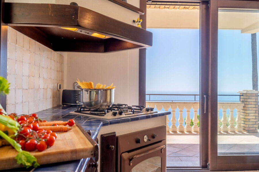 VillaLetojanni-TaorminaArea-KitchenView-ScentOfSicily