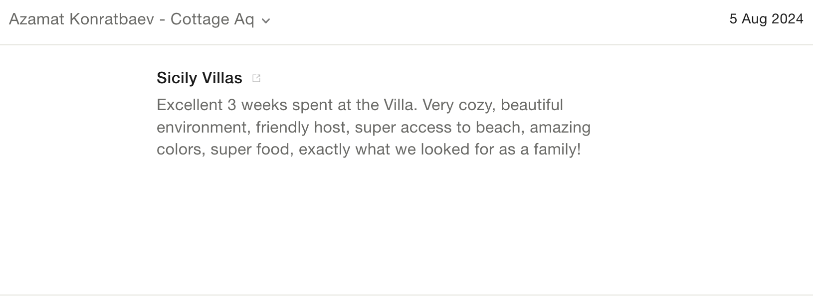 photo by Azamat - Product Review